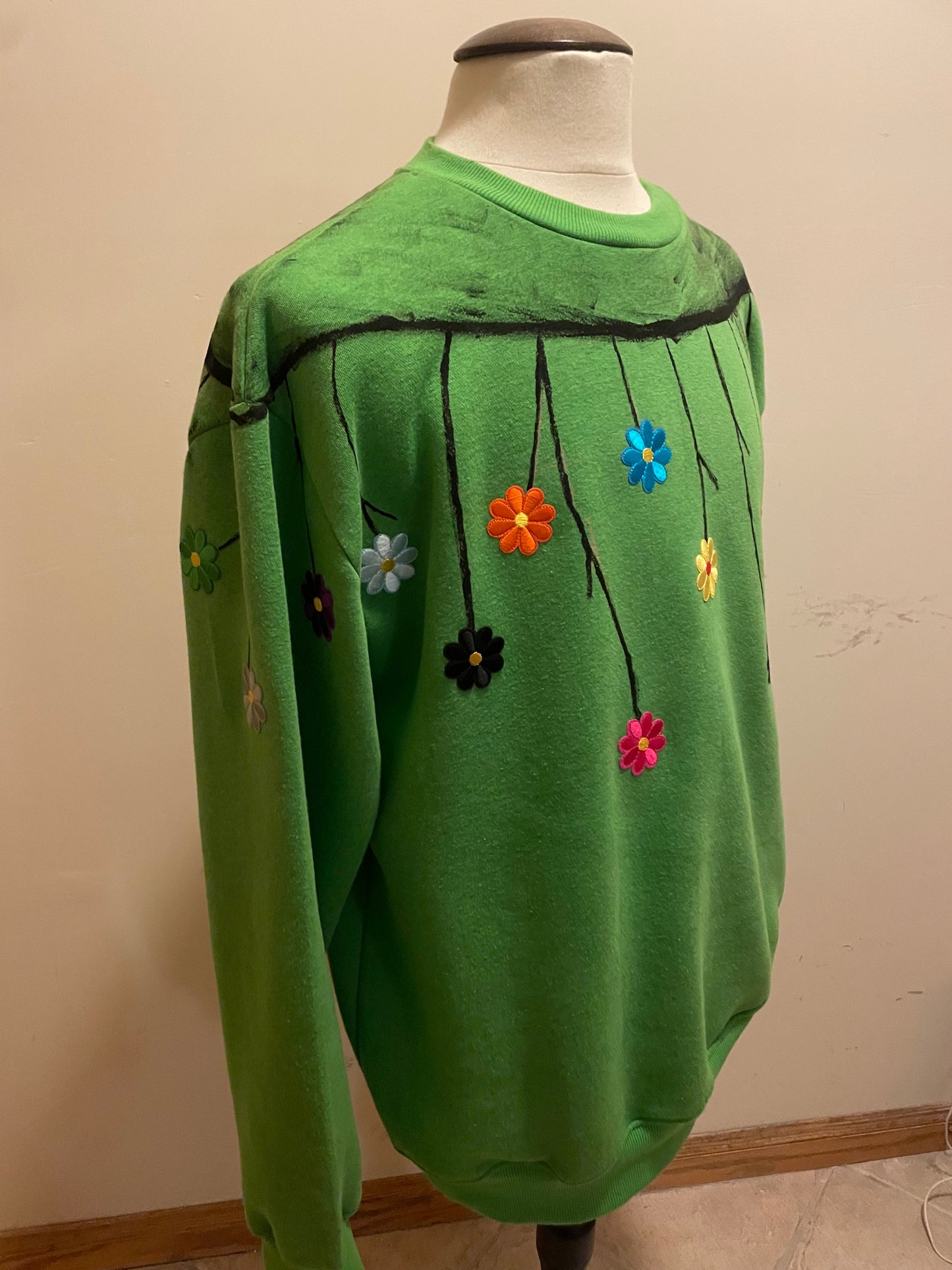 Inverted Flowers Sweatshirt