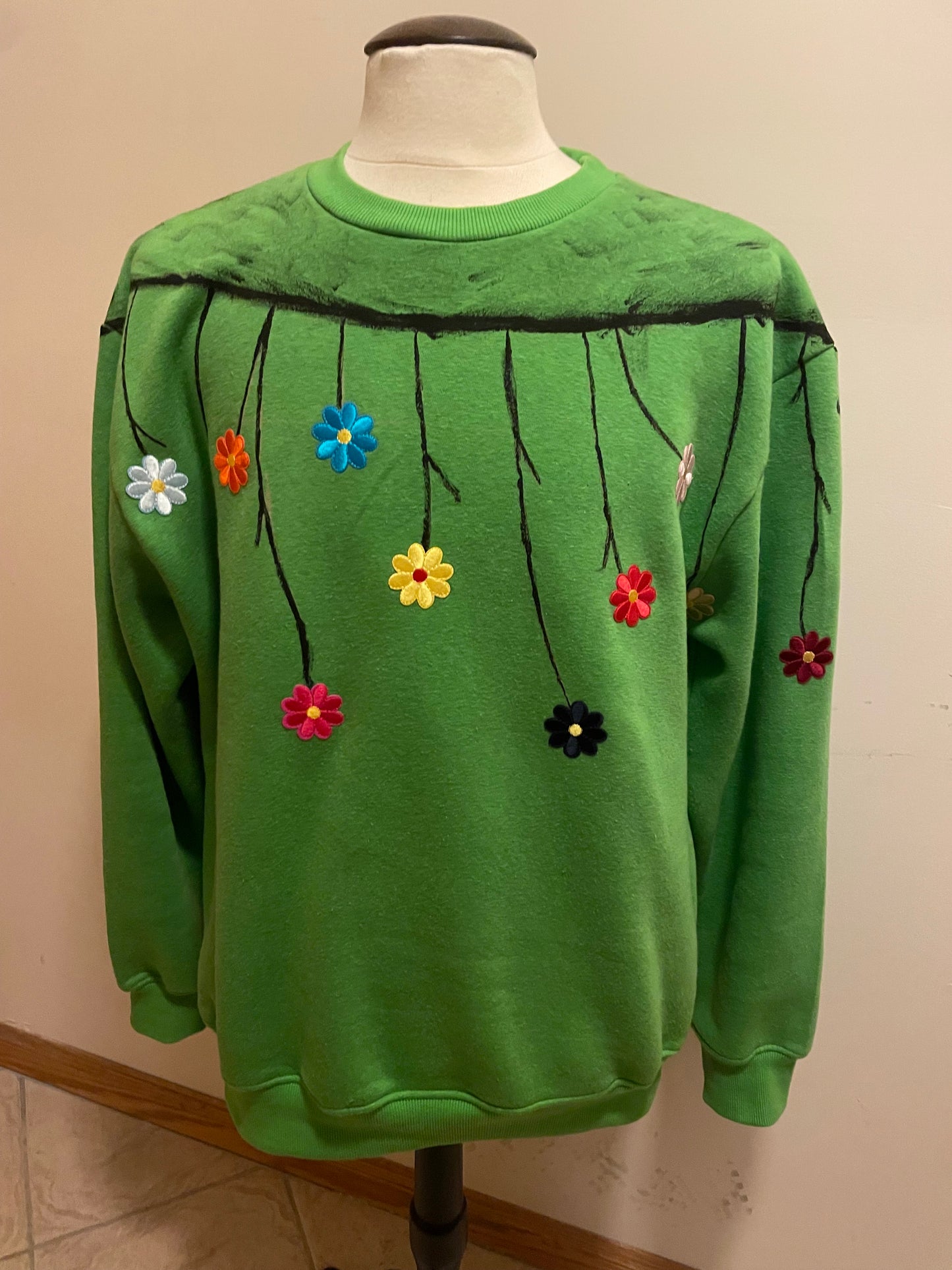 Inverted Flowers Sweatshirt