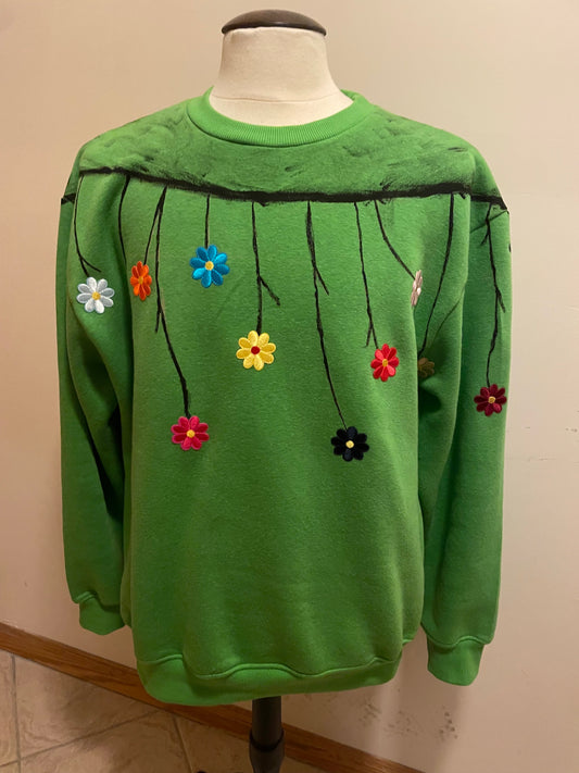 Inverted Flowers Sweatshirt