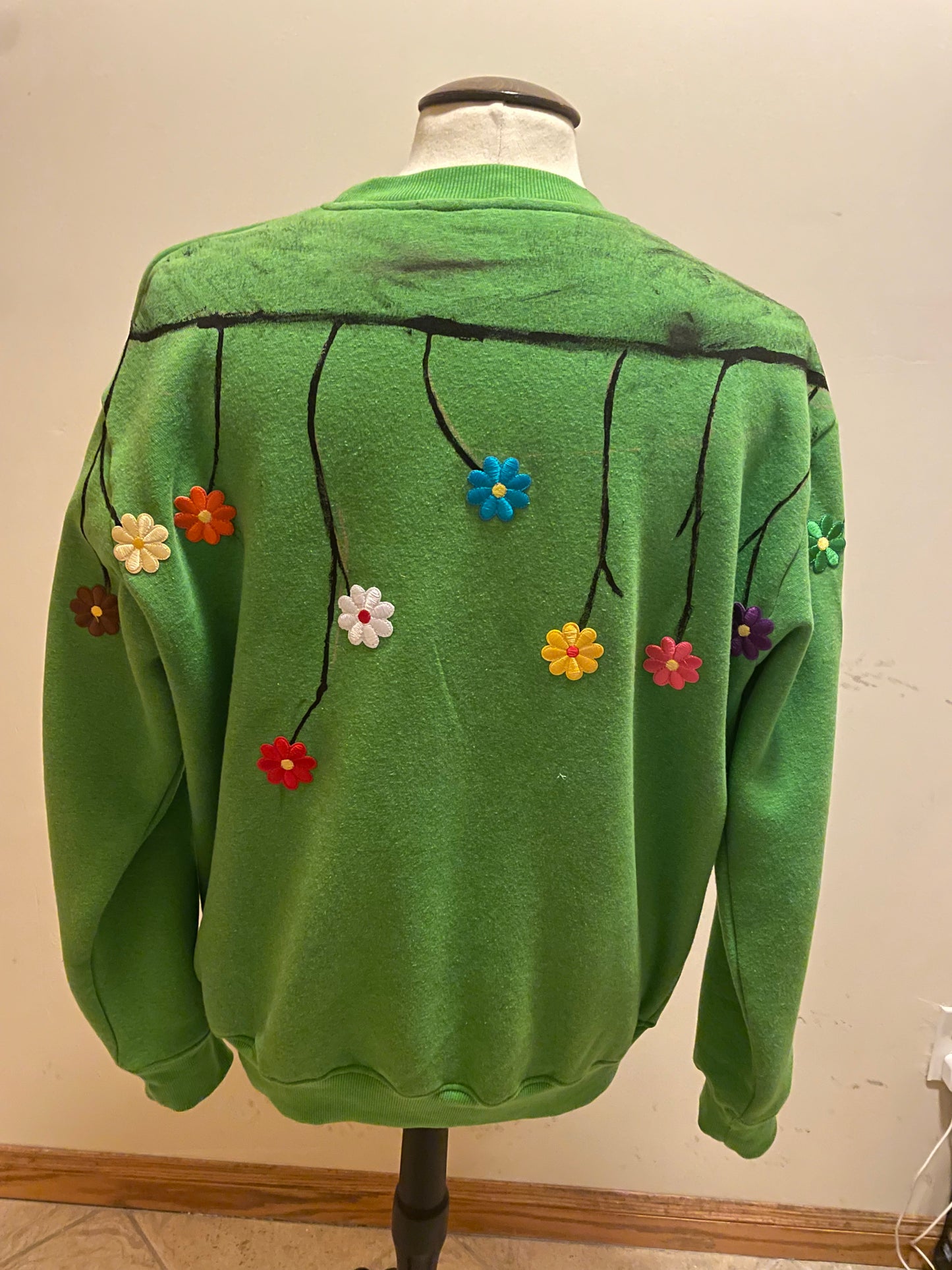 Inverted Flowers Sweatshirt