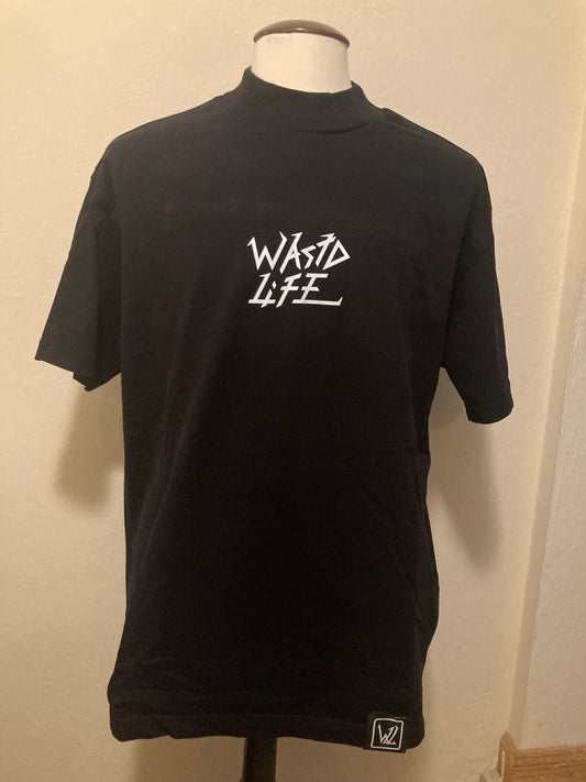 WAstD LifE Logo Mock Neck Black or Off-White
