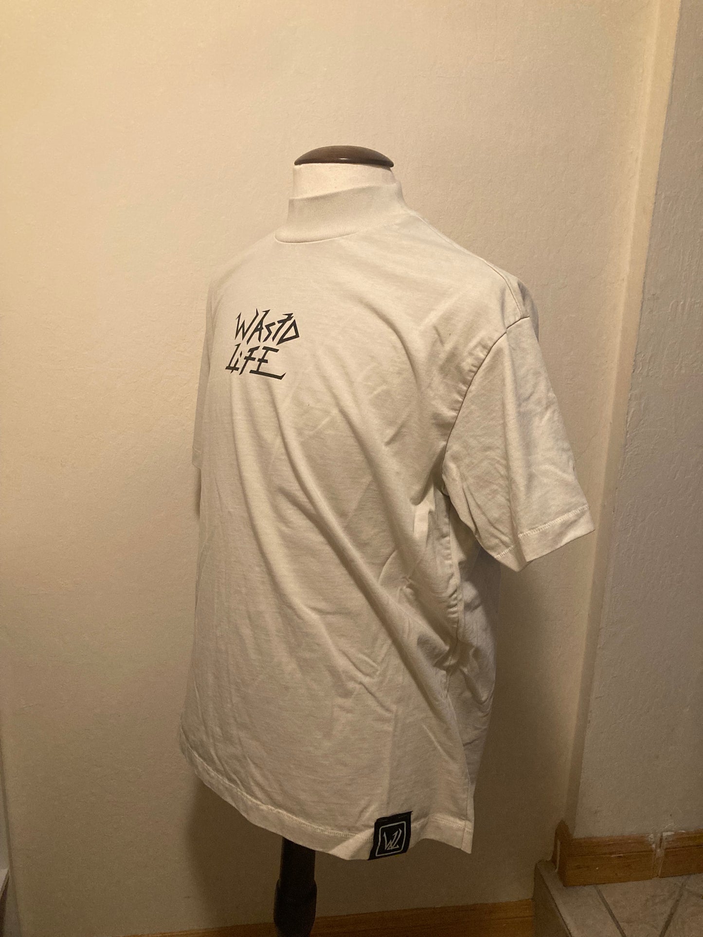 WAstD LifE Logo Mock Neck Black or Off-White